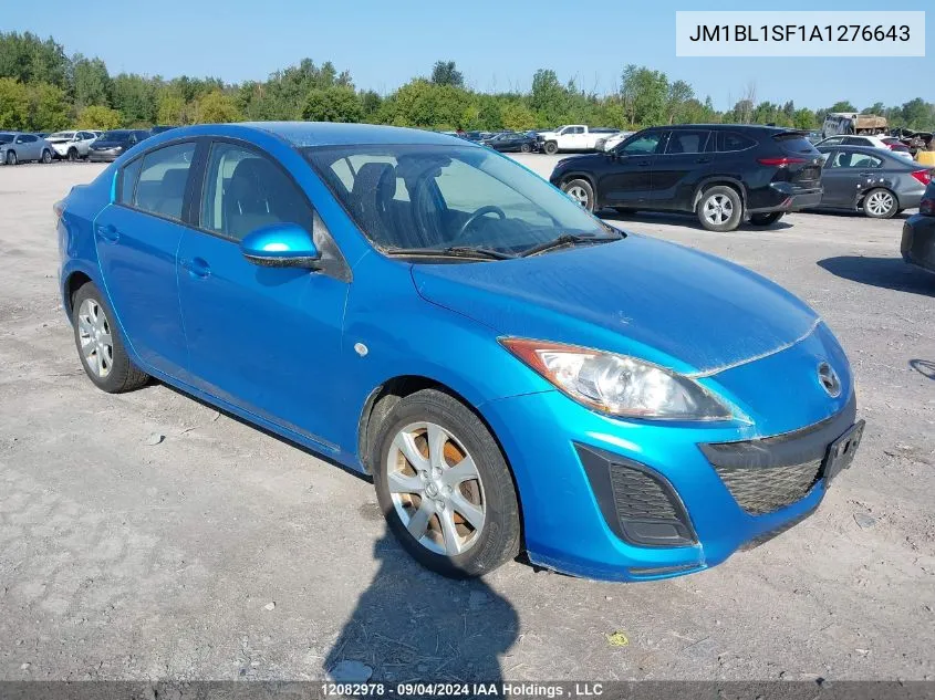 2010 Mazda Mazda3 Sport VIN: JM1BL1SF1A1276643 Lot: 12082978