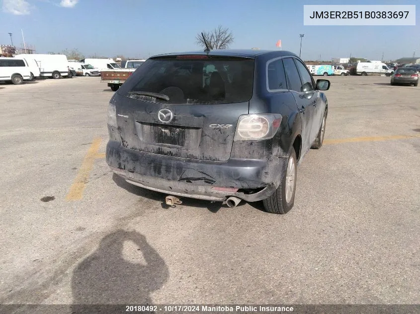 JM3ER2B51B0383697 2011 Mazda Cx -7 Gx