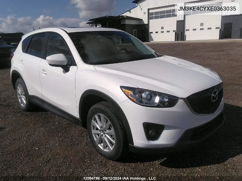 2014 Mazda Cx -5 Gt 4Dr Awd VIN: JM3KE4CYXE0363035 Lot: 12094796