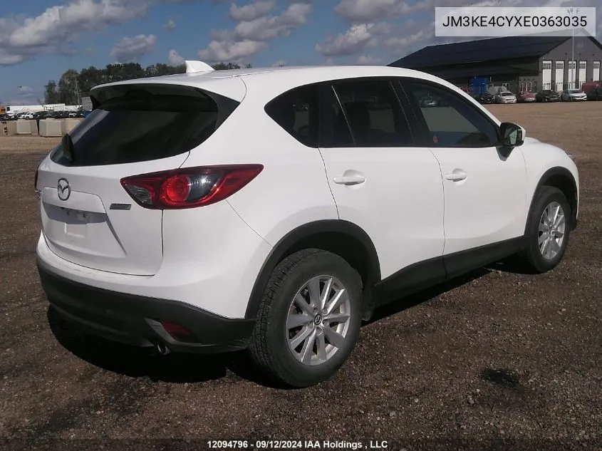 2014 Mazda Cx -5 Gt 4Dr Awd VIN: JM3KE4CYXE0363035 Lot: 12094796