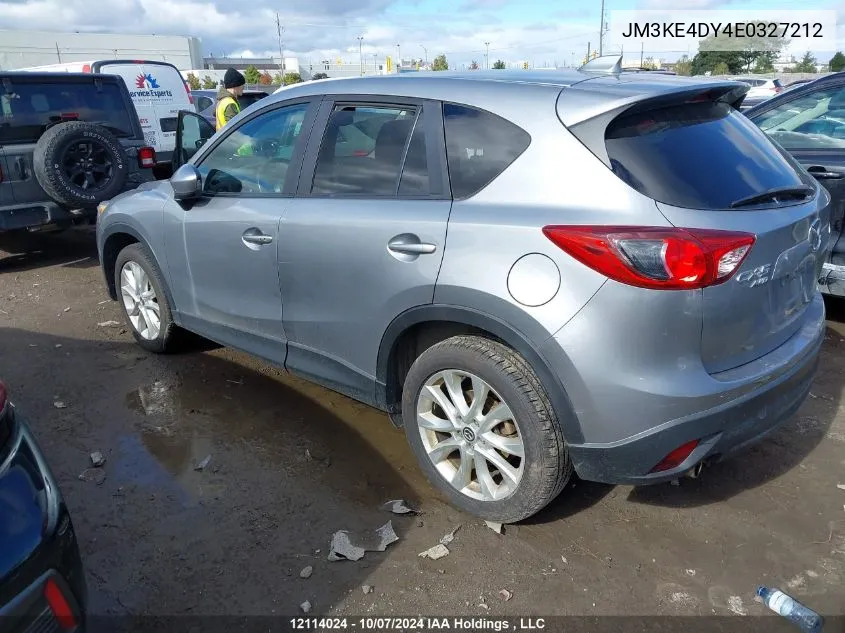 2014 Mazda Cx -5 Gt 4Dr Awd VIN: JM3KE4DY4E0327212 Lot: 12114024