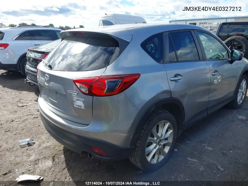 2014 Mazda Cx -5 Gt 4Dr Awd VIN: JM3KE4DY4E0327212 Lot: 12114024