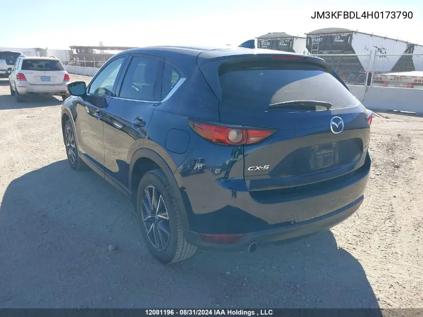 2017 Mazda Cx -5 Gt 4Dr Awd VIN: JM3KFBDL4H0173790 Lot: 12081196