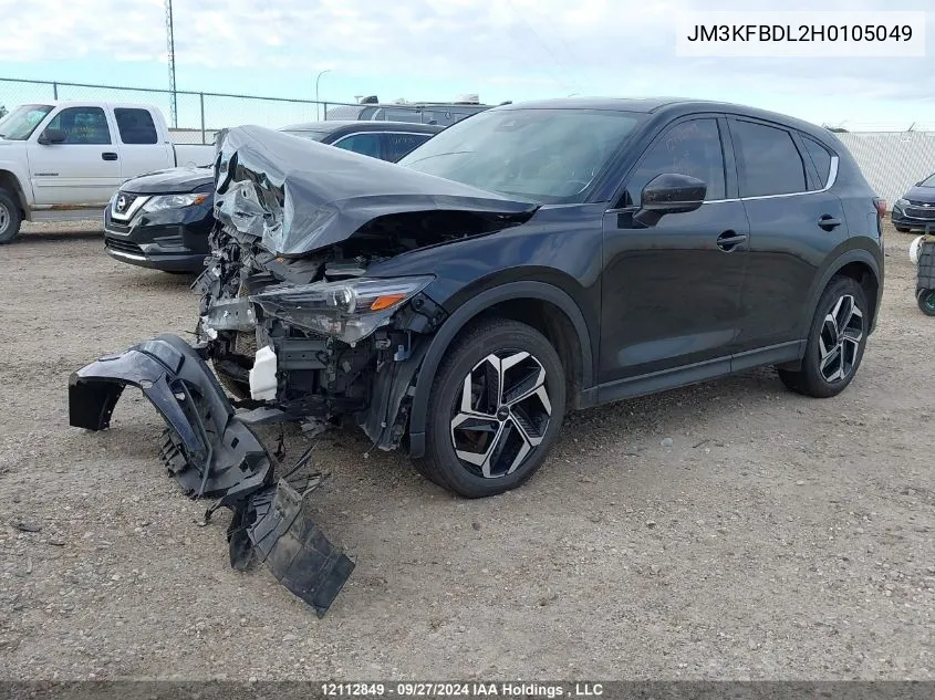 2017 Mazda Cx -5 Gt 4Dr Awd VIN: JM3KFBDL2H0105049 Lot: 12112849