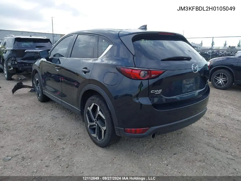 2017 Mazda Cx -5 Gt 4Dr Awd VIN: JM3KFBDL2H0105049 Lot: 12112849