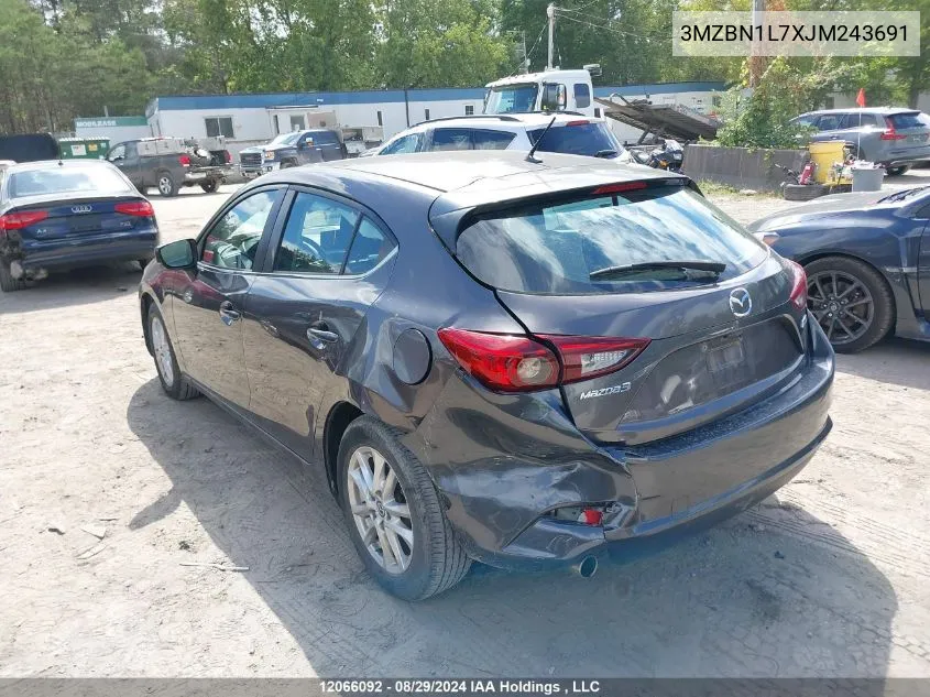 3MZBN1L7XJM243691 2018 Mazda Mazda3 Sport