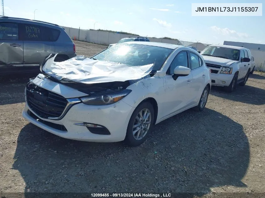 JM1BN1L73J1155307 2018 Mazda Mazda3 Sport