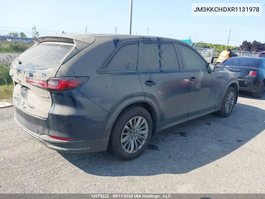 2024 Mazda Cx90 Mhev VIN: JM3KKCHDXR1131978 Lot: 12079222