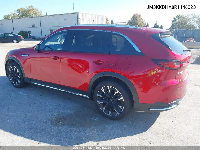 2024 Mazda Cx-90 Phev Premium VIN: JM3KKDHA8R1146023 Lot: 40511627