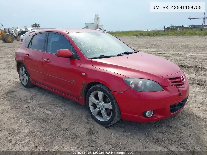 JM1BK143541159755 2004 Mazda Mazda3