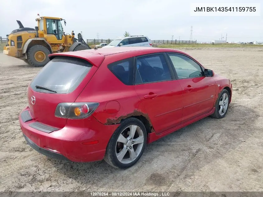 JM1BK143541159755 2004 Mazda Mazda3