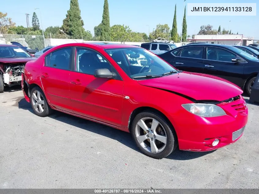 2004 Mazda Mazda3 S VIN: JM1BK123941133128 Lot: 40126787