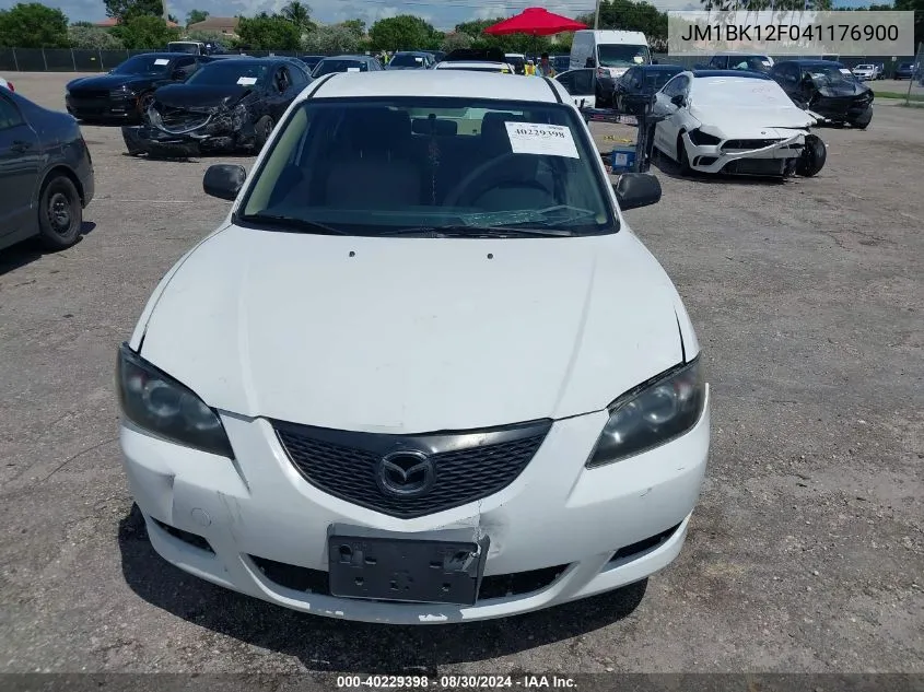 JM1BK12F041176900 2004 Mazda Mazda3 I