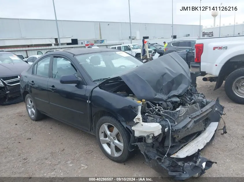 JM1BK12F141126216 2004 Mazda 3 I