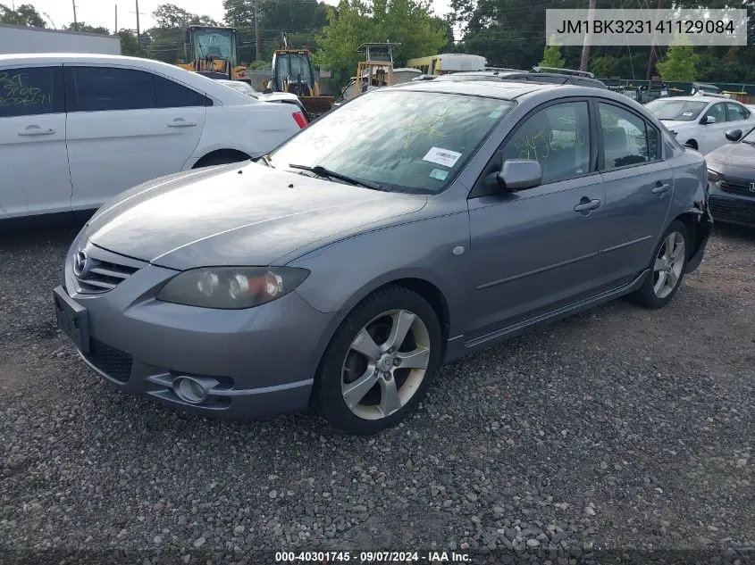 2004 Mazda Mazda3 S VIN: JM1BK323141129084 Lot: 40301745