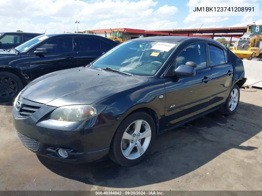 2004 Mazda Mazda3 S VIN: JM1BK123741208991 Lot: 40394842