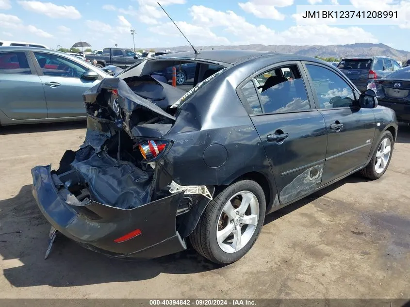 2004 Mazda Mazda3 S VIN: JM1BK123741208991 Lot: 40394842