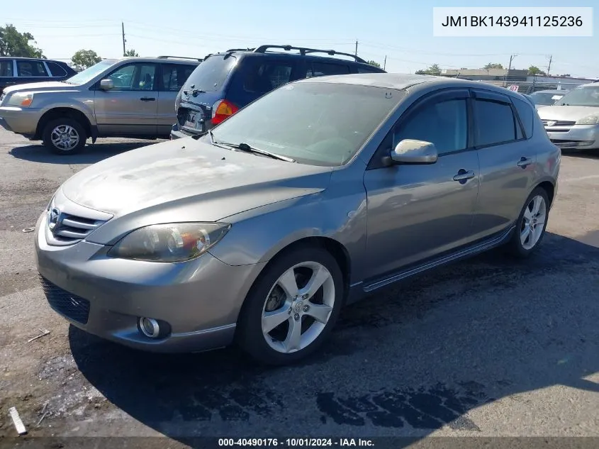 2004 Mazda Mazda3 S VIN: JM1BK143941125236 Lot: 40490176