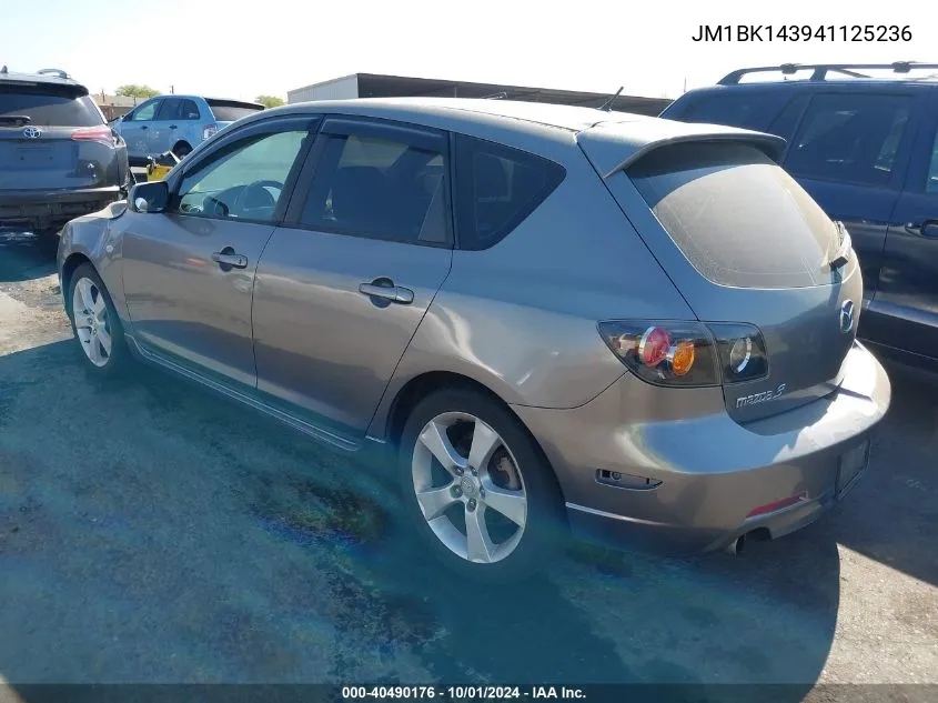 JM1BK143941125236 2004 Mazda Mazda3 S