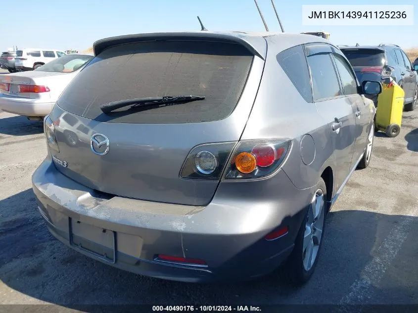 2004 Mazda Mazda3 S VIN: JM1BK143941125236 Lot: 40490176