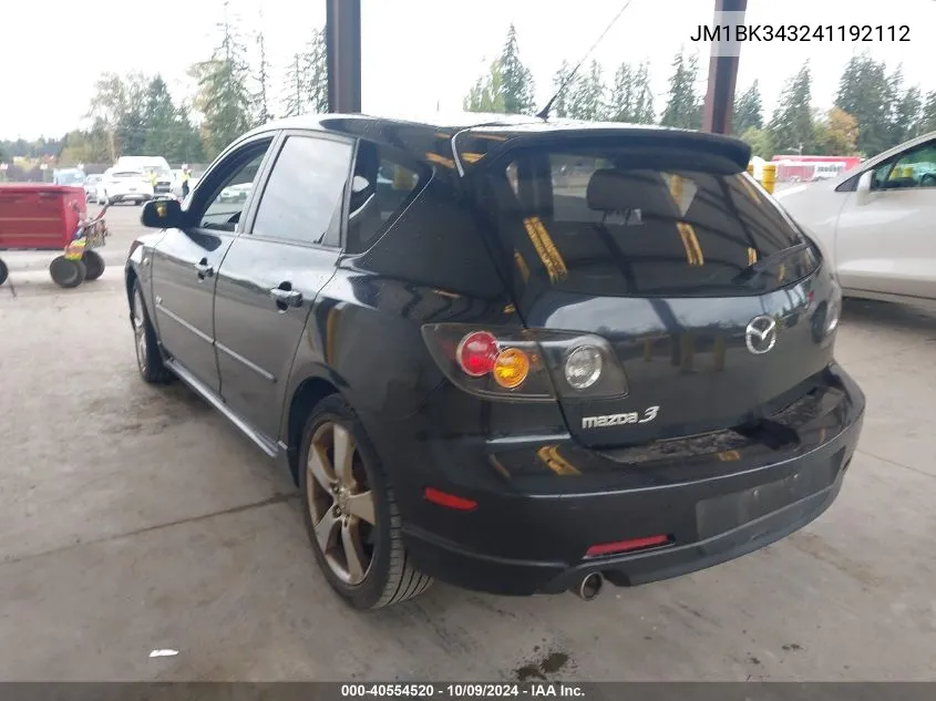 JM1BK343241192112 2004 Mazda 3 Hatchback