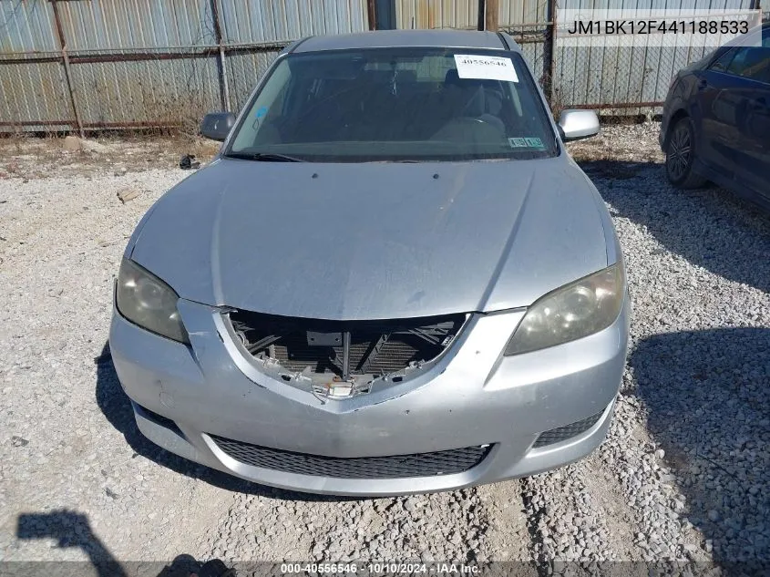 JM1BK12F441188533 2004 Mazda Mazda3 I