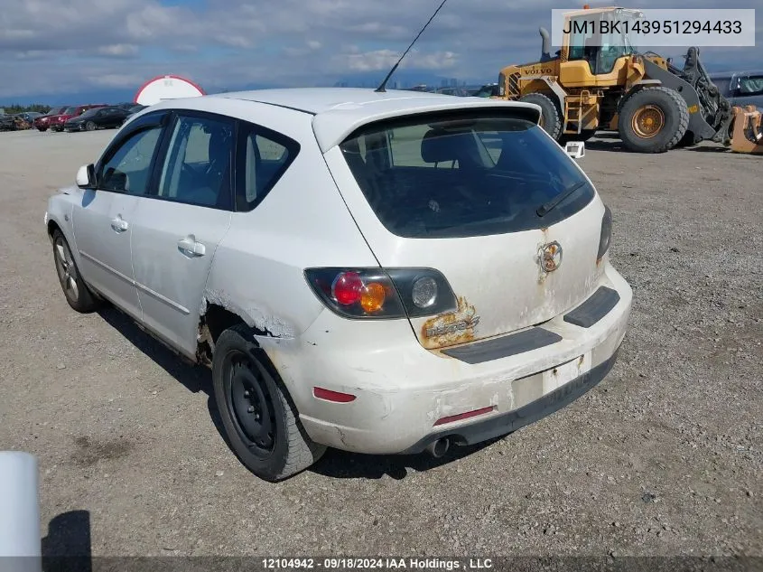 JM1BK143951294433 2005 Mazda Mazda3