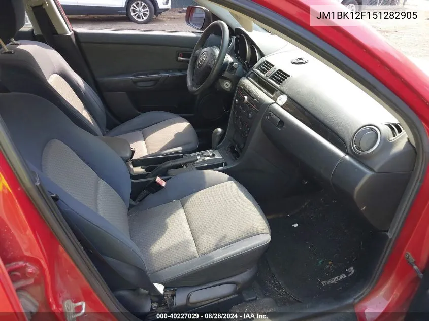 JM1BK12F151282905 2005 Mazda Mazda3 I