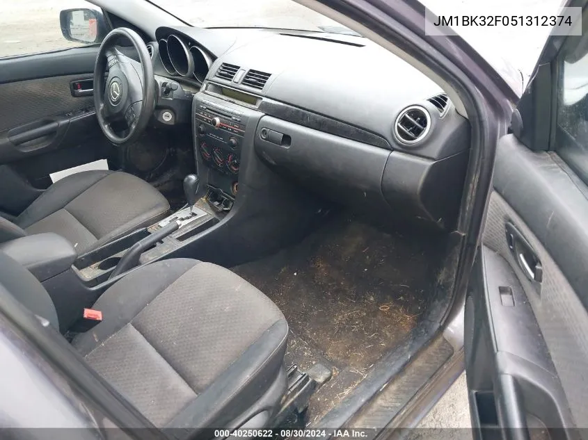 JM1BK32F051312374 2005 Mazda Mazda3 I