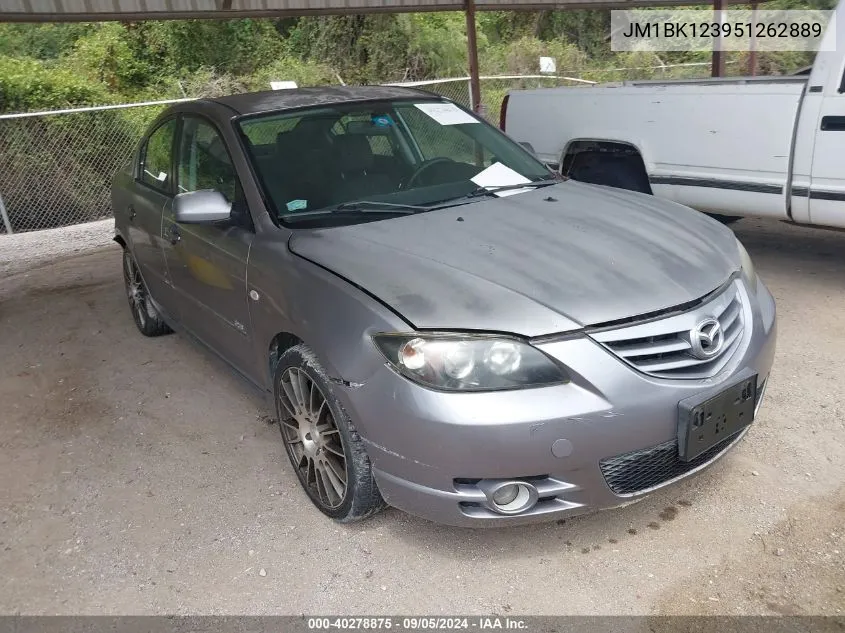 JM1BK123951262889 2005 Mazda Mazda3 S