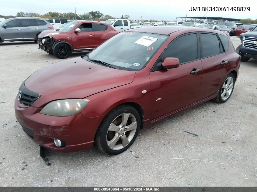 2006 Mazda Mazda3 S Touring VIN: JM1BK343X61498879 Lot: 39548654