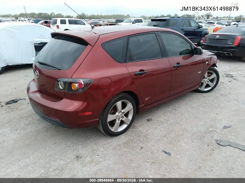 2006 Mazda Mazda3 S Touring VIN: JM1BK343X61498879 Lot: 39548654