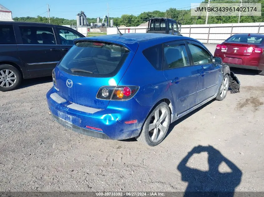 2006 Mazda Mazda3 S Touring VIN: JM1BK343961402174 Lot: 39733392