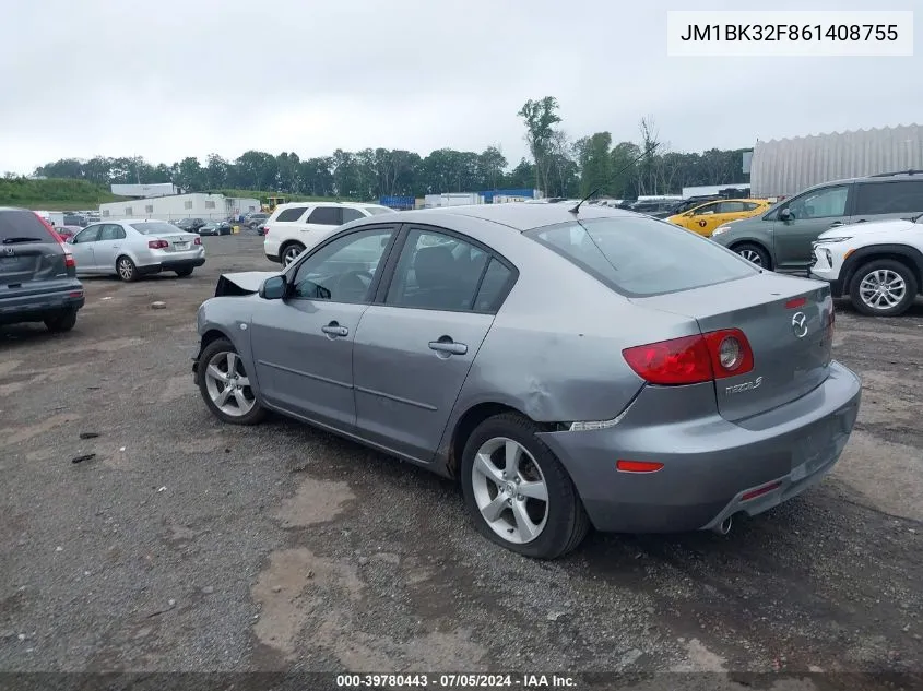 JM1BK32F861408755 2006 Mazda Mazda3 I