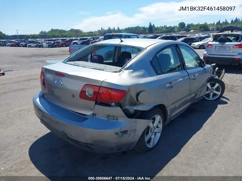 2006 Mazda Mazda3 I VIN: JM1BK32F461458097 Lot: 39856647