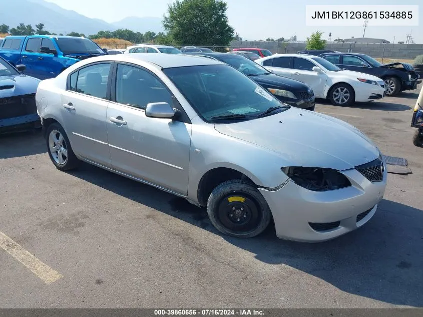 2006 Mazda Mazda3 I VIN: JM1BK12G861534885 Lot: 39860656