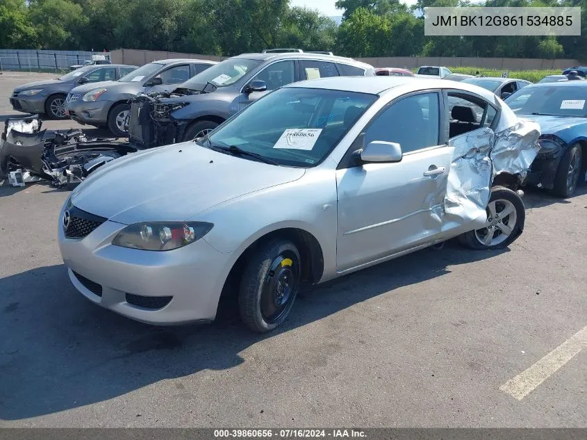 JM1BK12G861534885 2006 Mazda Mazda3 I