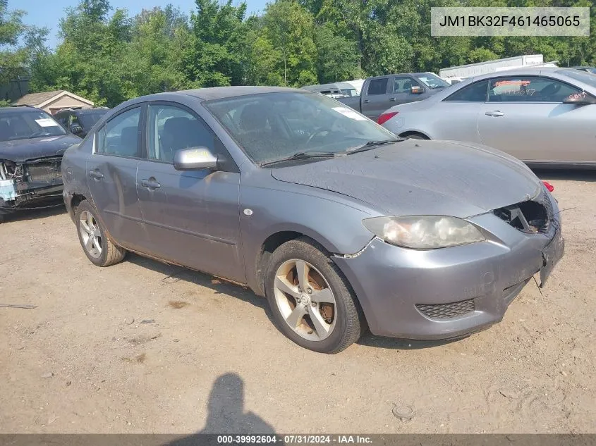 2006 Mazda Mazda3 I VIN: JM1BK32F461465065 Lot: 39992604