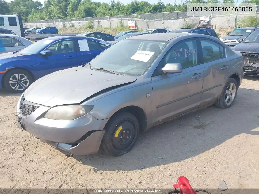 2006 Mazda Mazda3 I VIN: JM1BK32F461465065 Lot: 39992604