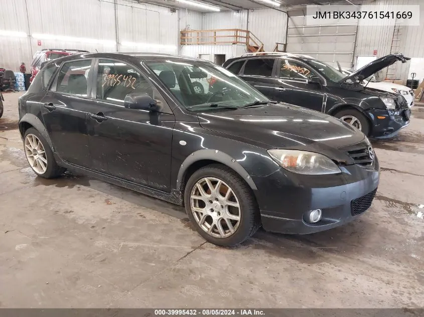 2006 Mazda Mazda3 S Touring VIN: JM1BK343761541669 Lot: 39995432