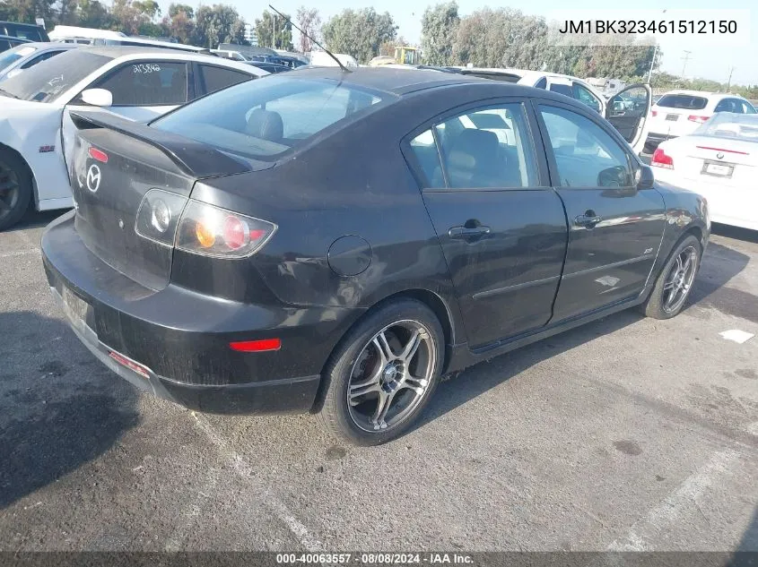 JM1BK323461512150 2006 Mazda Mazda3 S Grand Touring