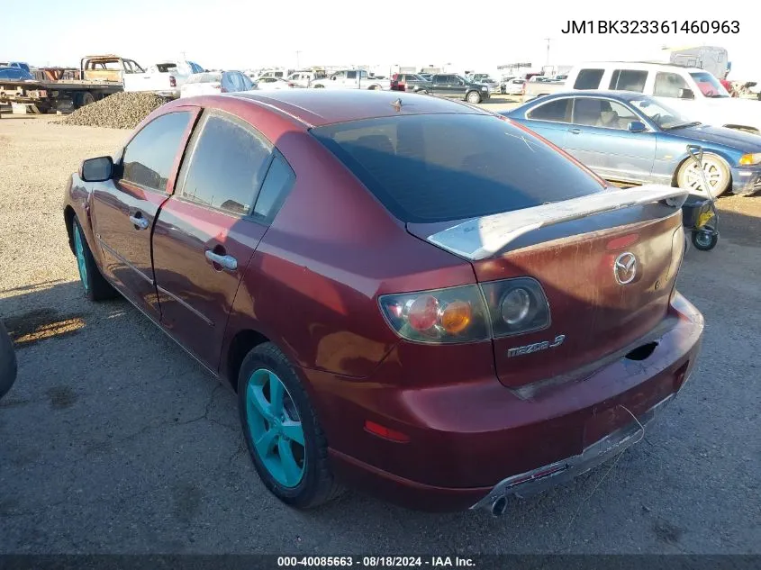 JM1BK323361460963 2006 Mazda Mazda3 S