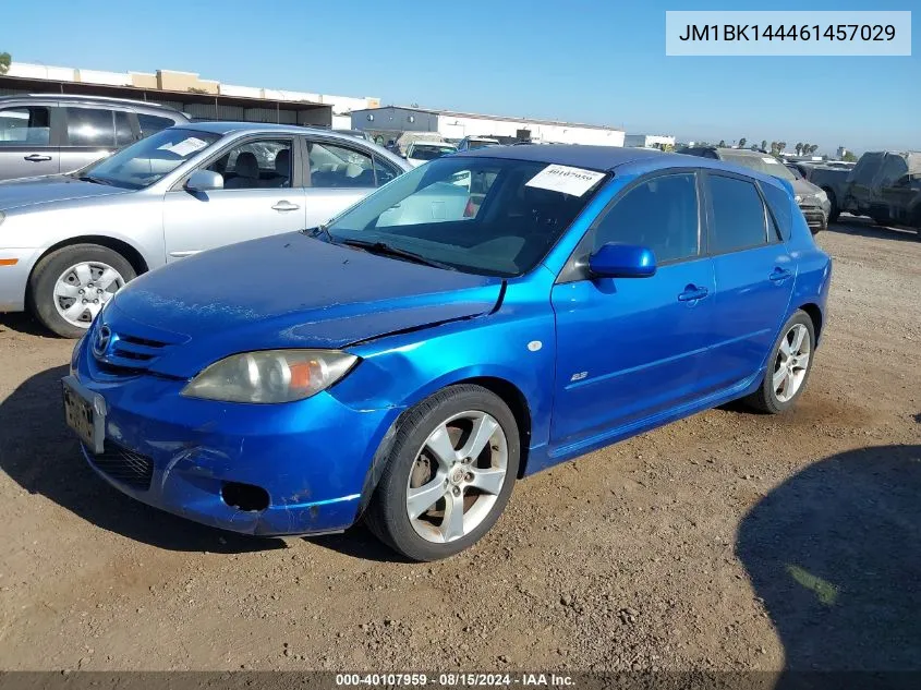 JM1BK144461457029 2006 Mazda Mazda3 S