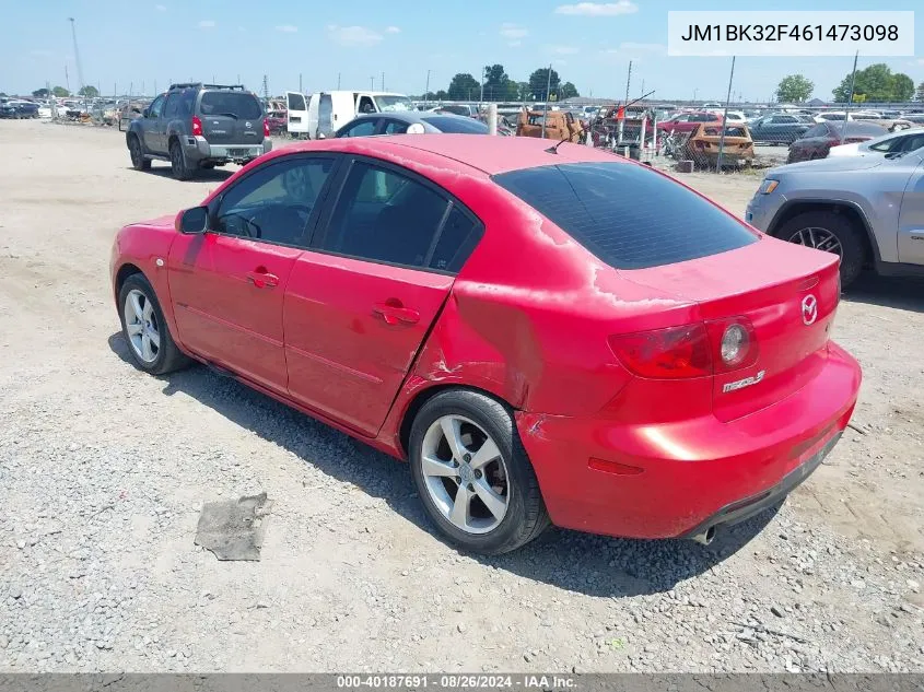 JM1BK32F461473098 2006 Mazda Mazda3 I