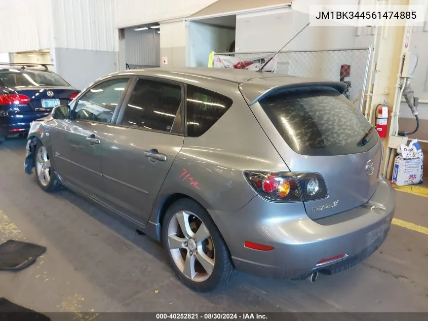 JM1BK344561474885 2006 Mazda Mazda3 S Touring