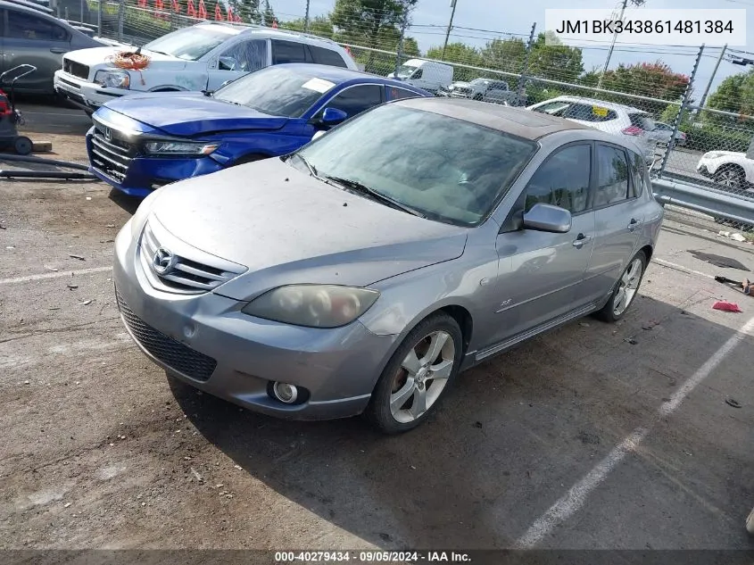 JM1BK343861481384 2006 Mazda Mazda3 S Touring