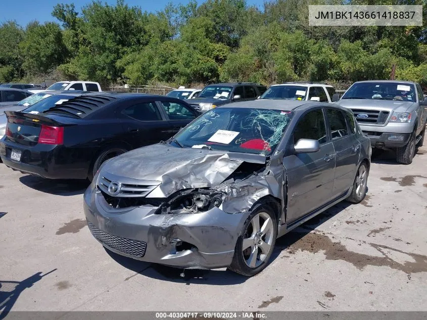 2006 Mazda Mazda3 S VIN: JM1BK143661418837 Lot: 40304717