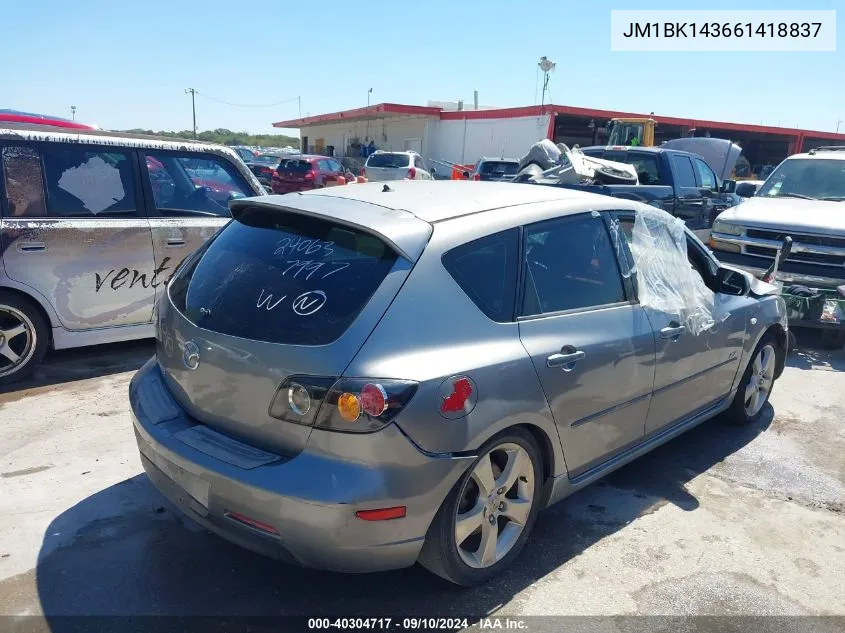 2006 Mazda Mazda3 S VIN: JM1BK143661418837 Lot: 40304717