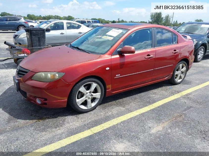 JM1BK323661518385 2006 Mazda Mazda3 S Grand Touring