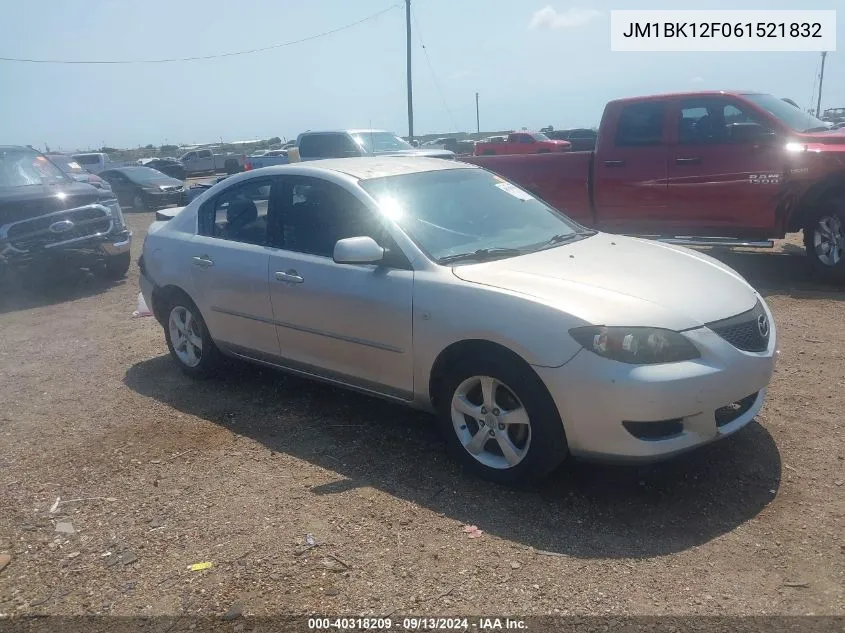 JM1BK12F061521832 2006 Mazda Mazda3 I